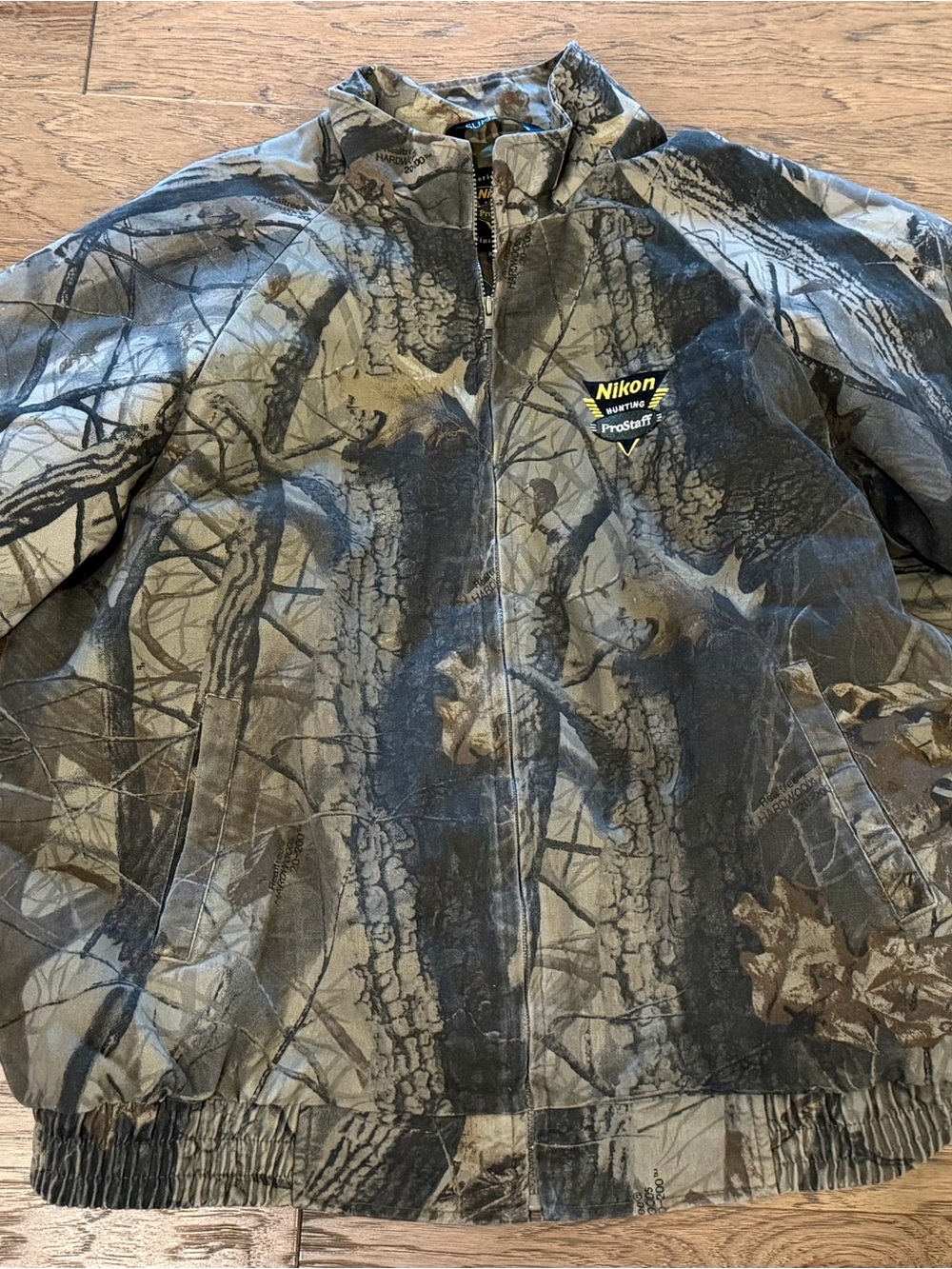 Nikon Men's Camouflage Zip Jacket - Black, Gray, Brown